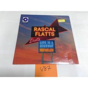 Rascal Flatts Duets Vinyl Record LP Blue Color Vinyl Life Is A Highway Refueled